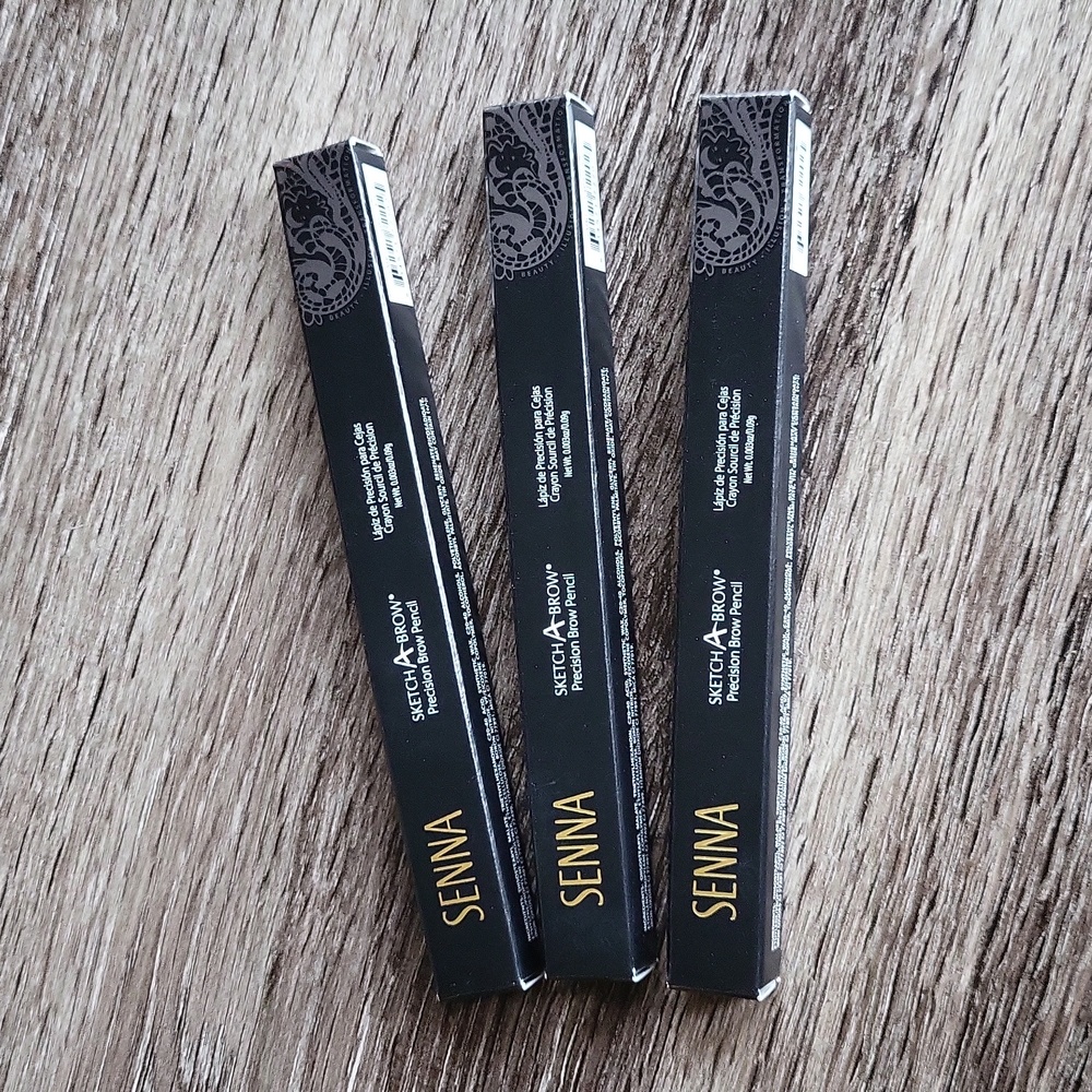 3-pack Senna Sketch A Brow Precision Brow pencils in light taupe